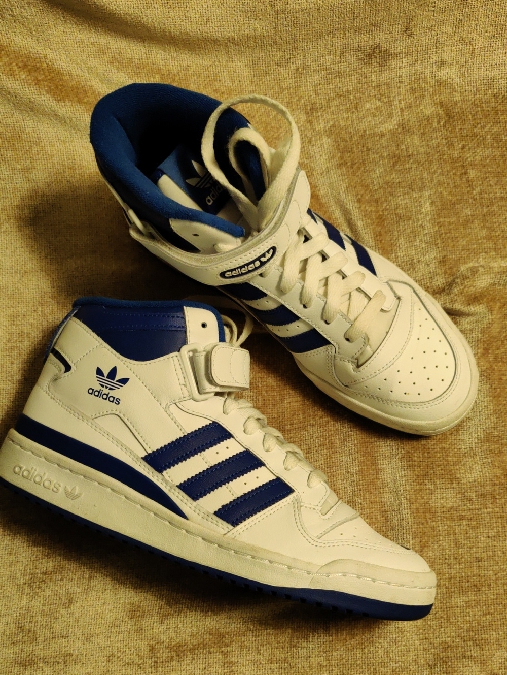 Adidas Forum Mid 84 OG – White/Royal Blue – Men’s Size 9.5